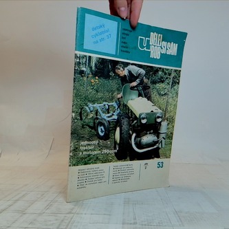 Udělěj si sám, jednoosý traktor s motorem 250 ccm