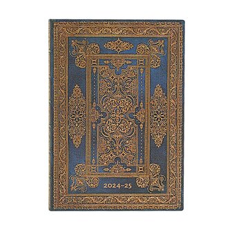18-Monatskalender Flexi 2025 Blue Luxe, Midi, Horizontal