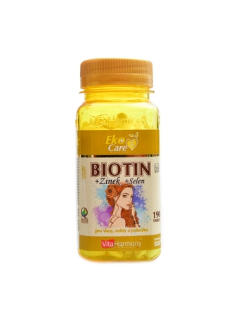 VitaHarmony - VE Biotin 300 mcg + Selen + Zinek 190 tablet