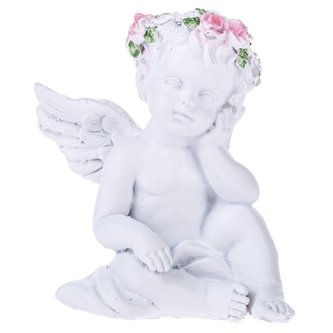 Polyresinový sedící anděl, 12/288