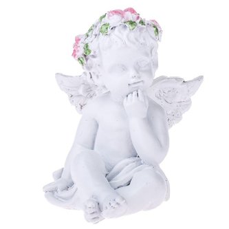 Polyresinový sedící anděl, 12/288