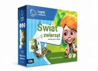 Czytaj z Albikiem zestaw pióro z książką Świat zwierząt