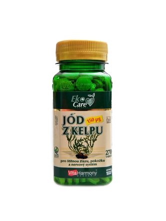 VitaHarmony - VE Jód z Kelpu 150 mcg 270 tablet