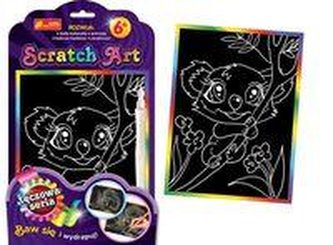 Scratch Art Koala na gałęzi