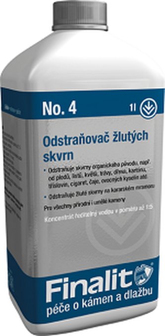 Finalit Nr. 4 - Odstraňovač žlutých skvrn kyselý 1 l