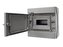 Rozvaděč RH-8/UV NEO pro fotovoltaiku plast. / IP65 / 1500V DC / 500V AC / 1x8 nástěnný / šedé dveře