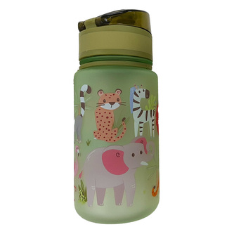 Nerozbitná dětská láhev s víčkem 350ml - Zooniverse