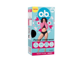 o.b. Period Underwear Menstruační kalhotky 1 ks XL/XXL pro ženy