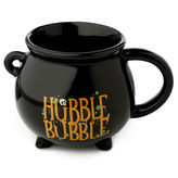 Keramický hrnek Černý kouzelnický kotlík "Hubble Bubble"