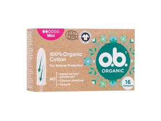 o.b. Organic Tampon Mini 16 ks pro ženy