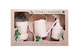 sada Bylinky - KRÉM. z kuchyňky-konev, květ., substr, sem.