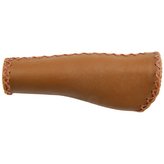 gripy VELO aero hnědé imitace kůže 135mm
