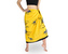 Sarong - Pareo ANIMAL, zebra, žlutý