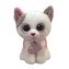 Beanie Boos Milena - biały kot z sercem 15cm