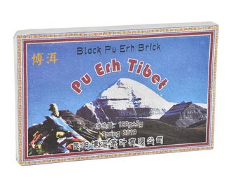 Tmavý čaj Pu Erh China Yunnan Tibetan brick ripe 2019 - 120 g Tmavý čaj Pu Erh China Yunnan Tibetan brick ripe 2019 - 120 g