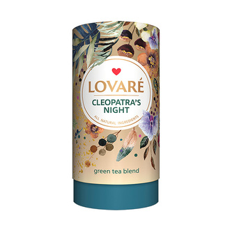 Zelený aromatizovaný čaj Lovaré Cleopatra´s Night - 80 g