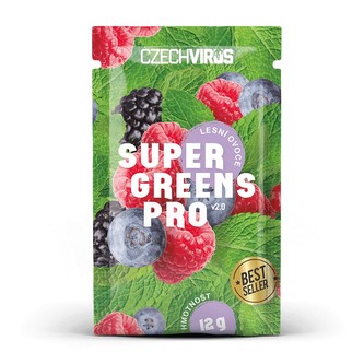 Czech Virus Super Greens Pro v2.0 12 g lesní ovoce