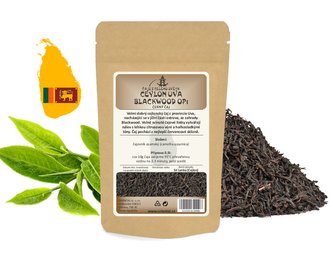 Černý čaj Ceylon Uva Blackwood OP1 100 g Černý čaj Ceylon Uva Blackwood OP1 100 g