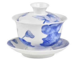 Porcelánový zhong/gaiwan LOTUS 140 ml