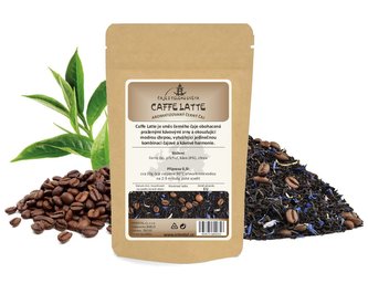 Černý aromatizovaný čaj Caffe Latte 50 g Černý aromatizovaný čaj Caffe Latte 50 g