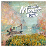 Kalendář 2025 poznámkový: Claude Monet, 30 × 30 cm