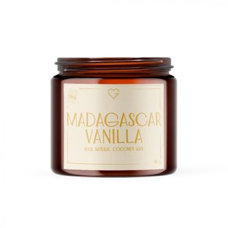 Svíčka s bavlněným knotem - Madagascar Vanilla 80 g