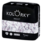Kolorky NIGHT - Dětské pleny - Unicorns - velikost L 8-13 kg (19 ks)
