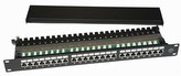 19" Patch panel osazený 19" 1U 24 FTP Cat 6