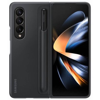 EF-OF93PCBE Samsung Standing Kryt + S Pen pro Galaxy Z Fold 4 Black (Bulk)