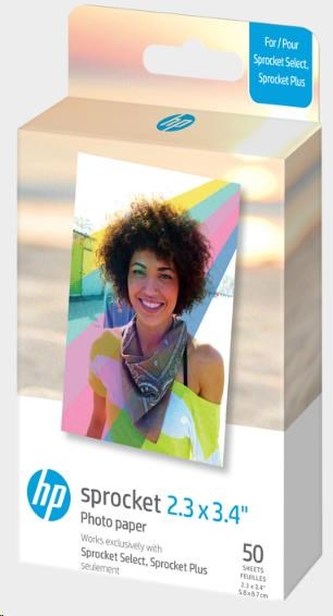 HP Zink Paper Sprocket Select 50 Pack 2,3x3,4" HP Zink Paper Sprocket Select 50 Pack 2,3x3,4"