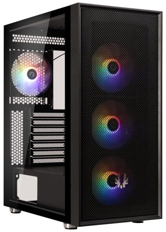 BitFenix skříň ARES / ATX / 4x120mm FRGB fan / USB 2.0 / USB 3.0 / černá
