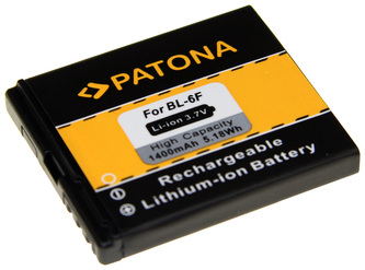Aku Nokia BL-6F 1400mAh 3,7V Li-Ion