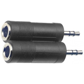 Stagg AC-PFSJMSH, redukce samice jack 1/4" - mini stereo jack, 2ks
