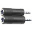 Stagg AC-PFSJMSH, redukce samice jack 1/4" - mini stereo jack, 2ks