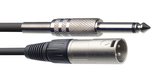 Stagg SAC1PXM DL, kabel XLR samec/Jack 6,3mm, 1m