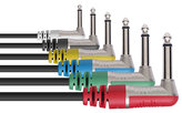Stagg NPC010LR-6, propojovací kabely 6x mono JACK/mono JACK, 10 cm