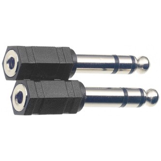 Stagg AC-PMSJFSH, redukce samice mini jack - stereo jack 1/4", 2ks