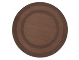 prostírání d38cm, HNĚDÉ, proplétané