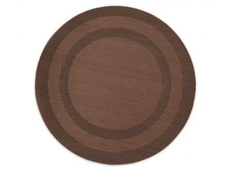 prostírání d38cm, HNĚDÉ, proplétané