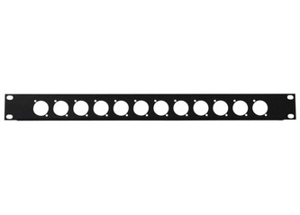 Přední panel 19" pro XLR, 1HE