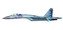 Model plastikowy Su-27P in Ukrainian Air Force 1/72