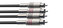 Stagg STC2C, kabel 2x RCA/2x RCA, 2m