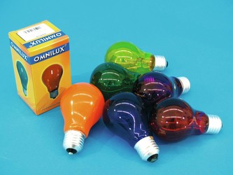 Omnilux A19 230V/40W E-27, žlutá
