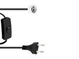 Kabel napájecí s paticí GU-10, vypínač, vidlice