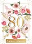 Karnet urodziny 80