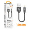 Datový kabel ALIGATOR PREMIUM 2A, Lightning 50cm černý
