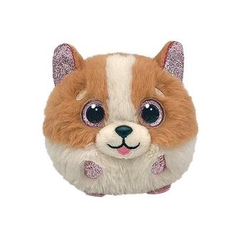 Beanie Balls Tanner - brązowo-biały pies 10cm Beanie Balls Tanner - brązowo-biały pies 10cm