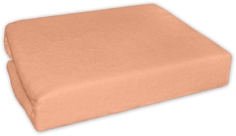 Baby Nellys Froté prostěradlo do postýlky 120x60cm - losos; 120x60