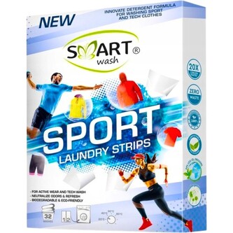 Smart prací ubrousky pro sportovní prádlo 32 ks Smart prací ubrousky pro sportovní prádlo 32 ks