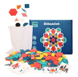 Dřevěné montessori puzzle 180 ks Dřevěné montessori puzzle 180 ks